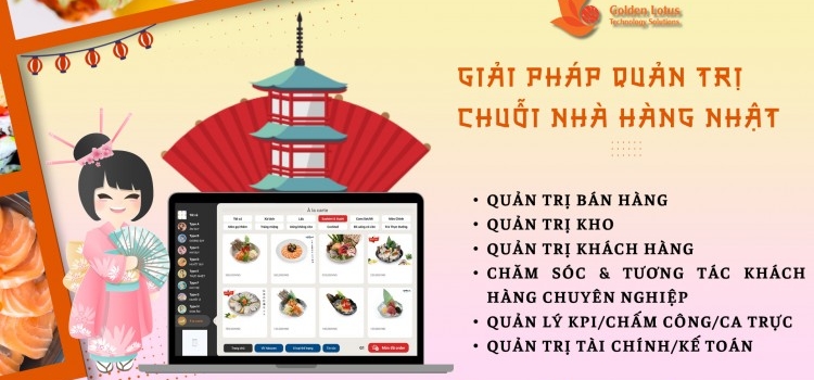 GIẢI PHÁP CHO NHÀ HÀNG NHẬT
