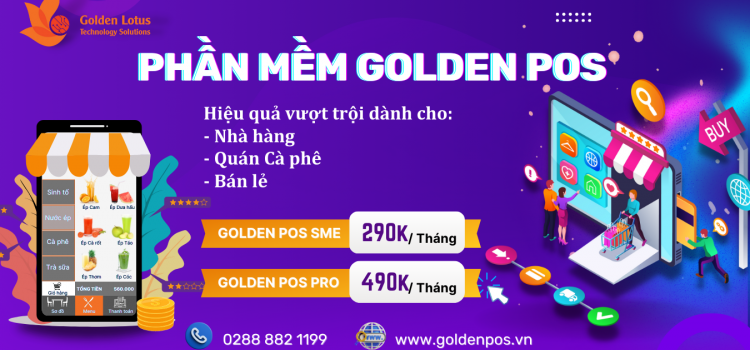 PHẦN MỀM POS - HIỆU QUẢ VƯỢT TRỘI CHO NHÀ HÀNG/QUÁN CAFE/ BÁN LẺ